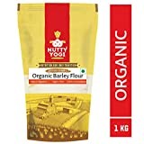 Nutty Yogi Organic Barley Flour 1 Kg, Jau ka Atta, Nutritious, Organic, Fibre Rich